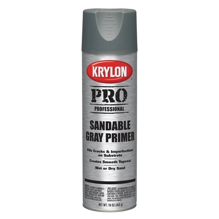 KRYLON Professional Sandable Primer; Gray; 15 oz. Aerosol 5873